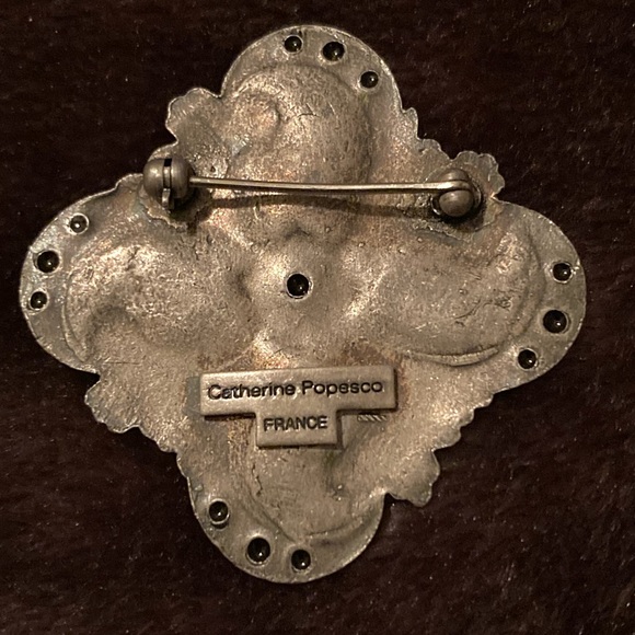 Stunning Vintage SIGNED Catherine Popesco Brooch.  FRANCE - Picture 3 of 3